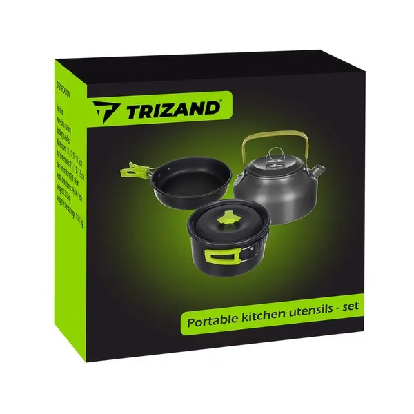 Tourist tableware Trizand 23667 18 pcs.