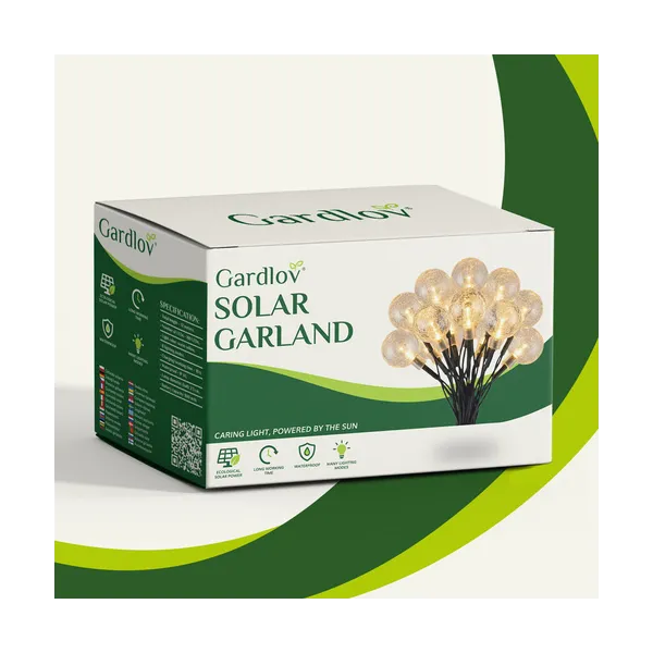 Solar garland 12m IP65 Gardlov 24010