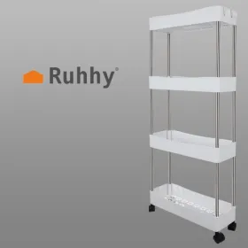 Kitchen/bathroom shelf on wheels Ruhhy 24291