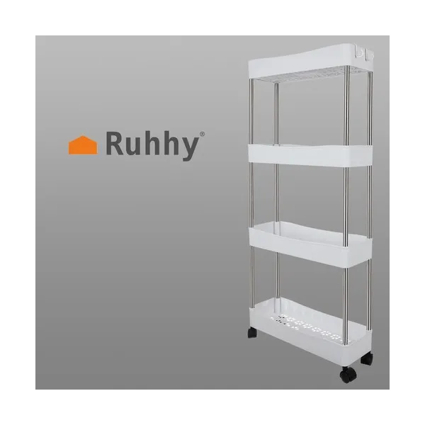 Kitchen/bathroom shelf on wheels Ruhhy 24291 | Buy online — Megaluks