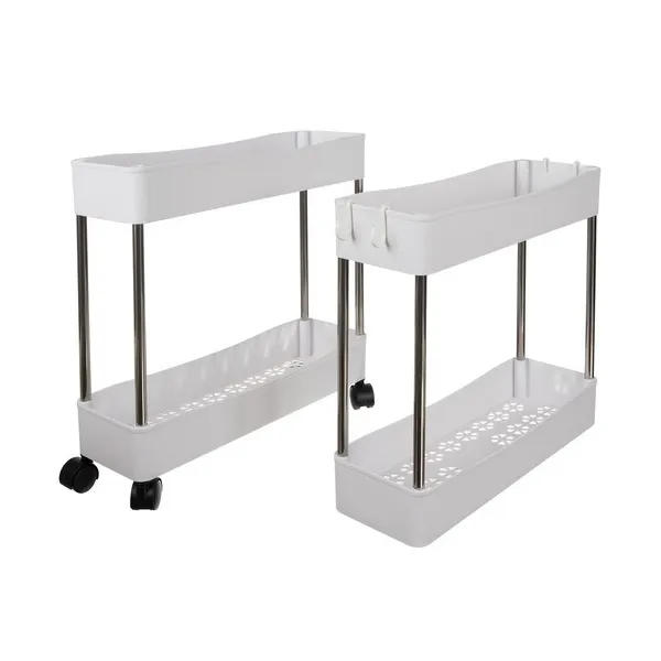 Kitchen/bathroom shelf on wheels Ruhhy 24291 | Buy online — Megaluks