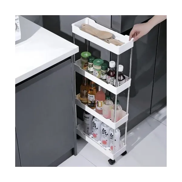 Kitchen/bathroom shelf on wheels Ruhhy 24291 | Buy online — Megaluks
