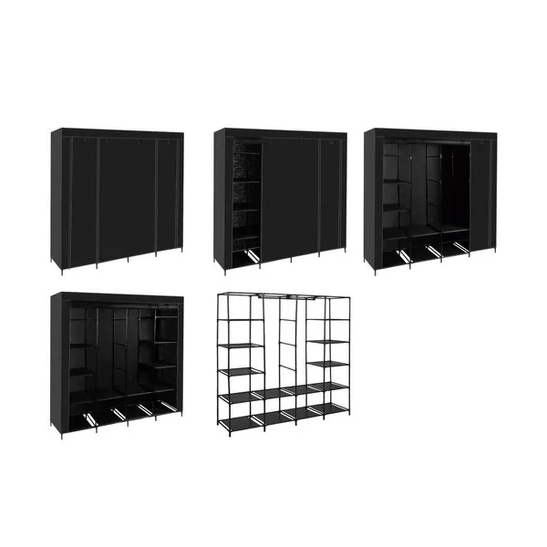 Folding fabric wardrobe 170x170cm Ruhhy 23740 | Buy online — Megaluks
