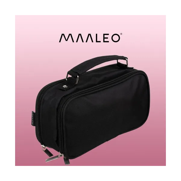 Double extendable pencil case - black Maaleo 24516 | Buy online — Megaluks