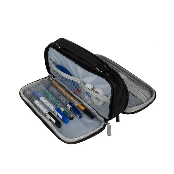 Double extendable pencil case - black Maaleo 24516 | Buy online — Megaluks