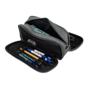 Triple folding pencil case - gray Maaleo 24512 | Buy online — Megaluks
