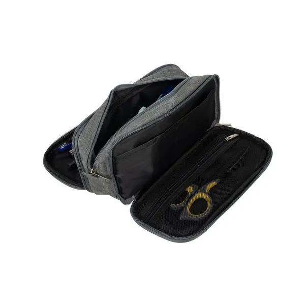 Triple folding pencil case - gray Maaleo 24512 | Buy online — Megaluks