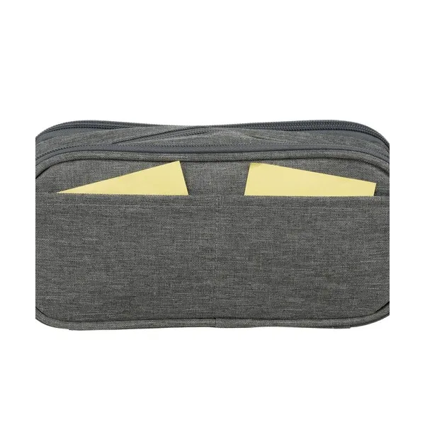 Triple folding pencil case - gray Maaleo 24512 | Buy online — Megaluks