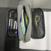 Triple folding pencil case - gray Maaleo 24512 | Buy online — Megaluks