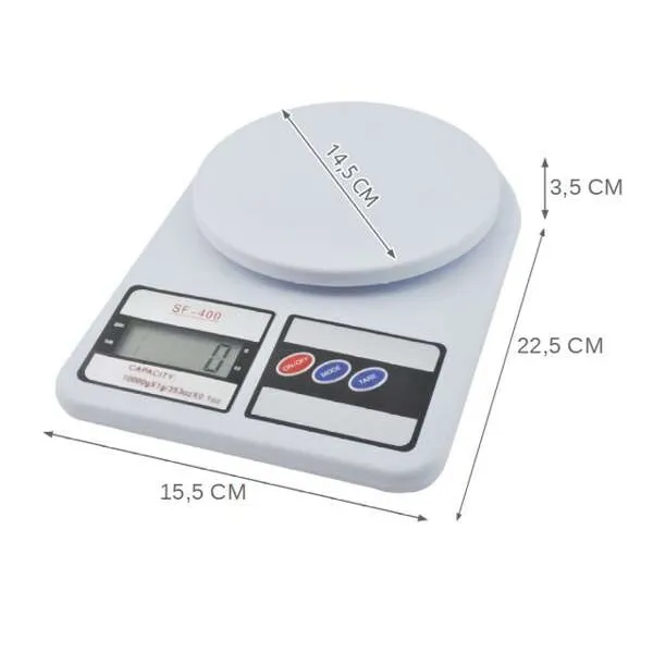 Virtuvės svarstyklės 10 kg Ruhhy 24174 | Pirkti internetu — Megaluks