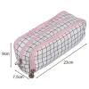 Triple foldable pencil case - checkered Maaleo24514 | Buy online — Megaluks