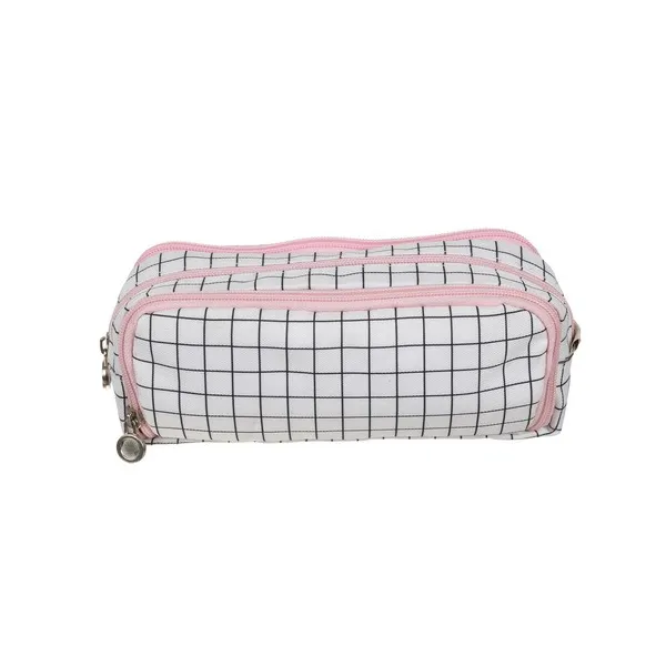 Triple foldable pencil case - checkered Maaleo24514 | Buy online — Megaluks