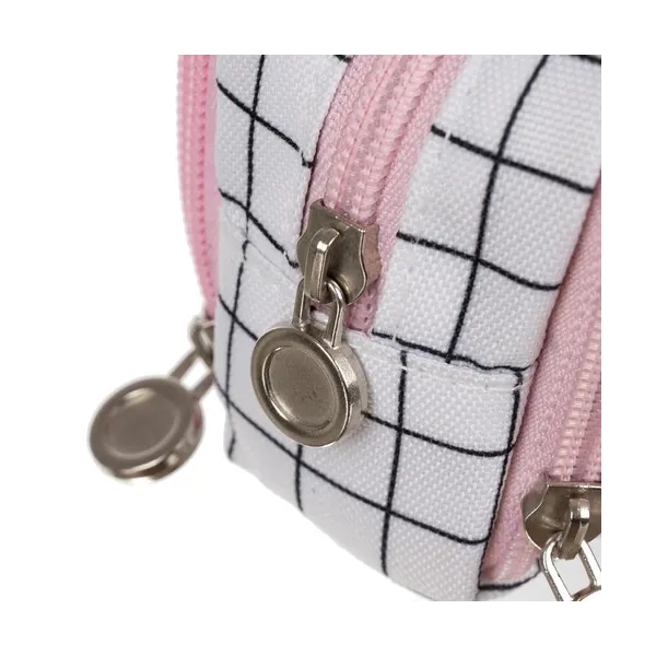 Triple foldable pencil case - checkered Maaleo24514 | Buy online — Megaluks