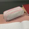Triple foldable pencil case - checkered Maaleo24514 | Buy online — Megaluks