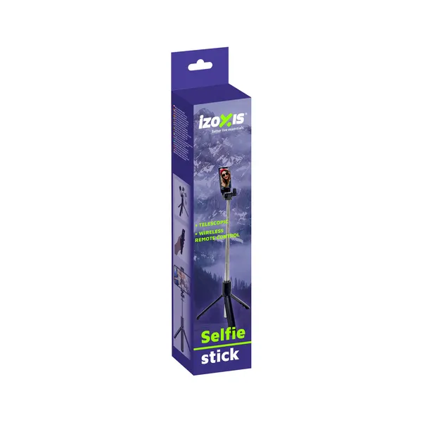 Selfie stick/tripod + remote control Izoxis 23518 | Buy online — Megaluks