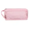 Double extendable pencil case - pink Maaleo 24519 | Buy online — Megaluks