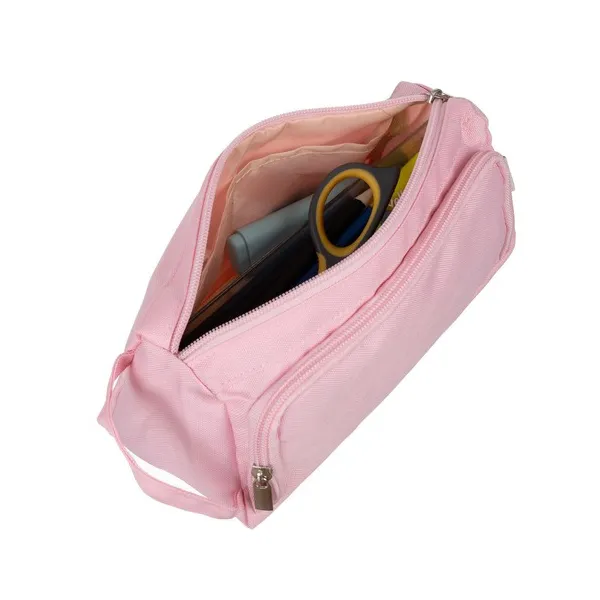 Double extendable pencil case - pink Maaleo 24519 | Buy online — Megaluks