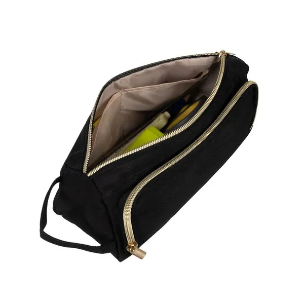 Double extendable pencil case - black Maaleo 24502