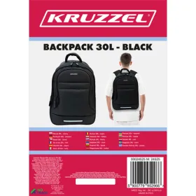 Backpack 30L - black Kruzzel 24525