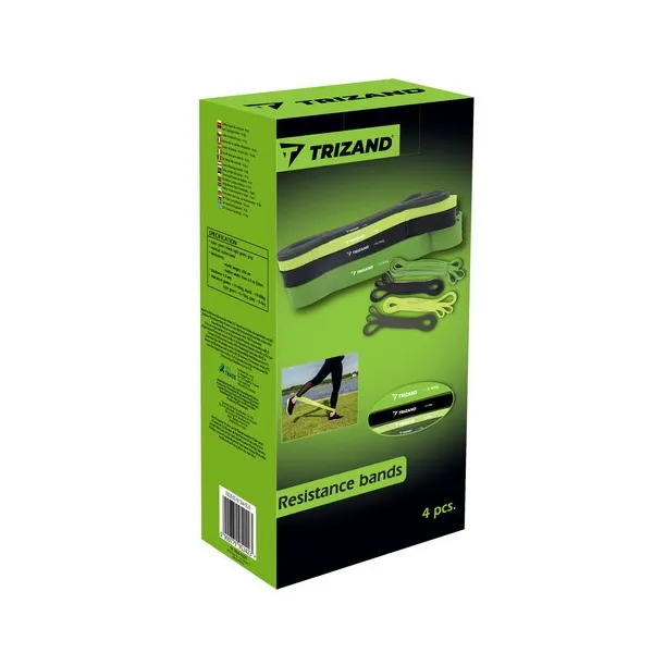 Set of exercise bands - 4 pcs. Trizand 24305