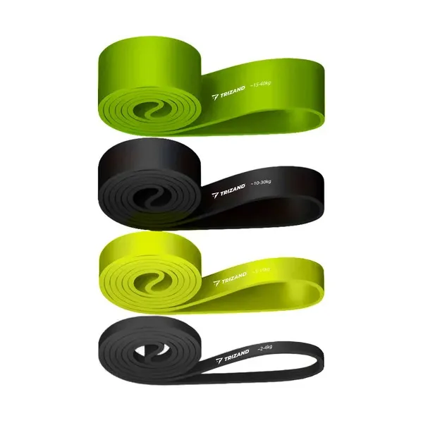 Set of exercise bands - 4 pcs. Trizand 24305