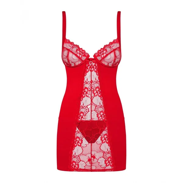Gumijas Lelle Obsessive Heartina Sarkans XXL/XXXL