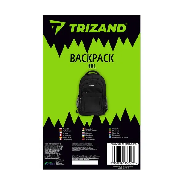 Mugursoma 38L Trizand 24540 | Pirkt tiešsaistē — Megaluks