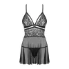 Babydoll Obsessive 838-BAB-1 Black L/XL