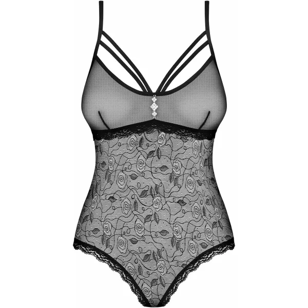 Bodijs Obsessive 818 Melns XXL/XXXL