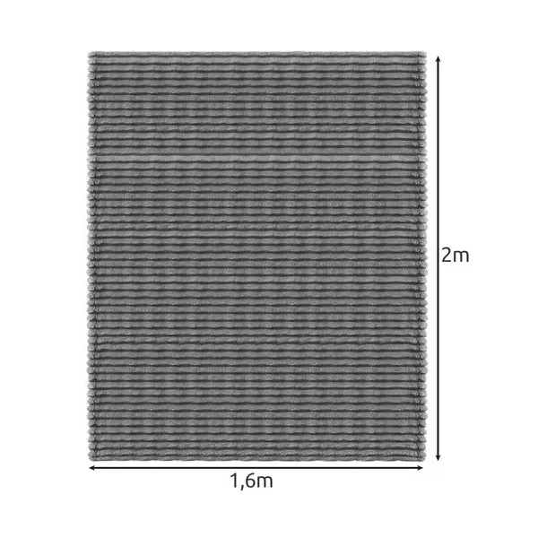 Viltti 1,6x2 m - harmaa Ruhhy 24494 | Osta verkosta — Megaluks