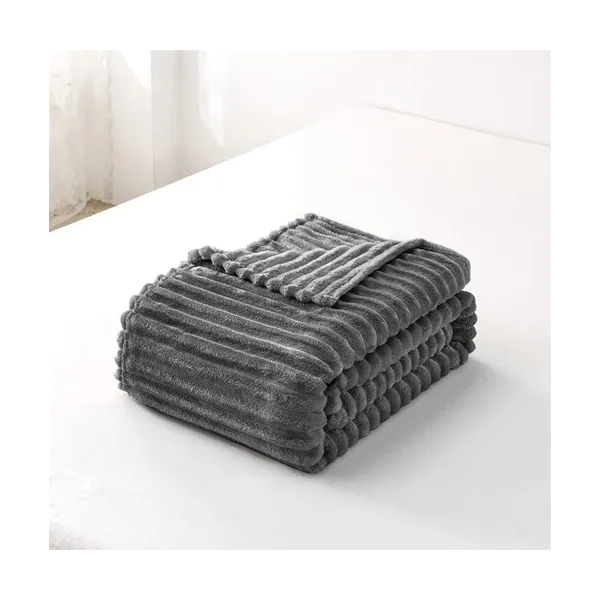 Blanket 1.6x2m - gray Ruhhy 24494 | Buy online — Megaluks