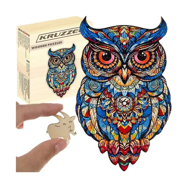 Wooden puzzle - Kruzzel puzzle 24551