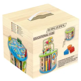 Wooden educational cube Kruzzel 24670 | Buy online — Megaluks
