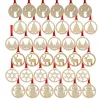 Wooden baubles - 36pcs Ruhhy 24855 | Buy online — Megaluks