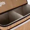 Bamboo laundry basket - two-chamber Ruhhy 24269 | Buy online — Megaluks