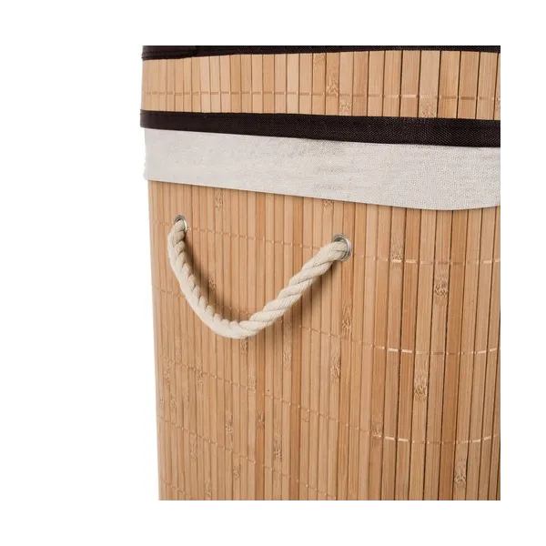 Bamboo laundry basket - two-chamber Ruhhy 24269 | Buy online — Megaluks