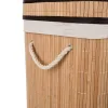 Bamboo laundry basket - two-chamber Ruhhy 24269 | Buy online — Megaluks