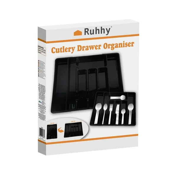 Plastic drawer insert/organizer Ruhhy 24748