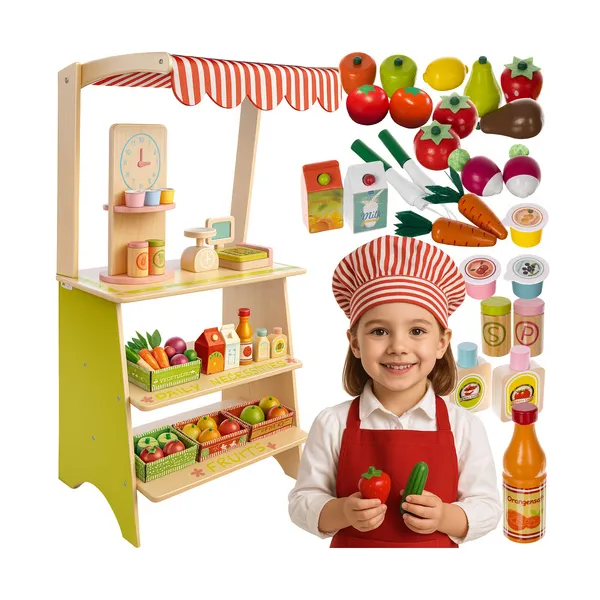 Puidust kiosk lisatarvikutega Kruzzel 24888 | Osta veebist — Megaluks