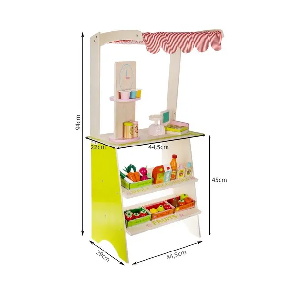 Puidust kiosk lisatarvikutega Kruzzel 24888 | Osta veebist — Megaluks