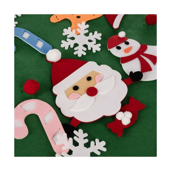 Felt Christmas tree with ornaments 24856 | Buy online — Megaluks