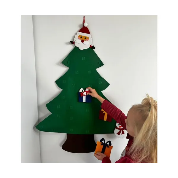 Felt Christmas tree with ornaments 24856 | Buy online — Megaluks