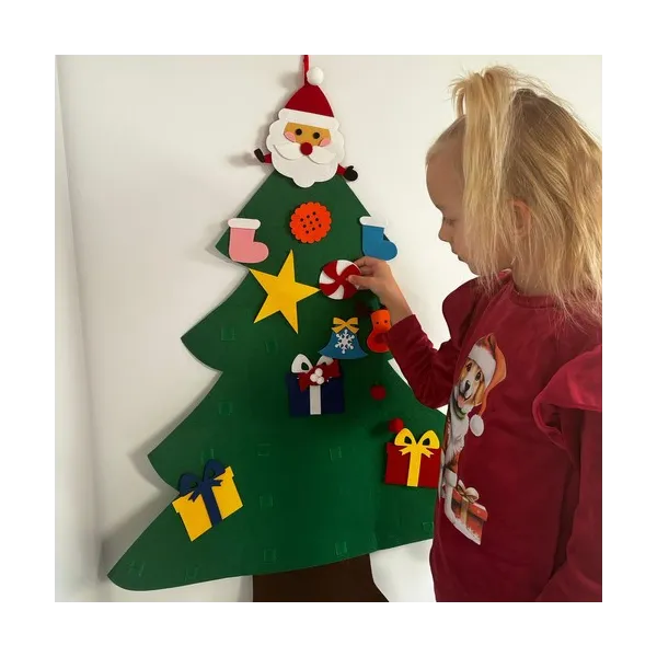 Felt Christmas tree with ornaments 24856 | Buy online — Megaluks