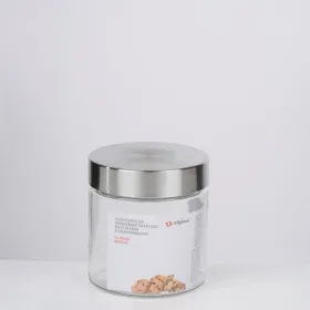 Alpina - Glass Jar / Storage Container with Screw Cap 500 ml 11 cm