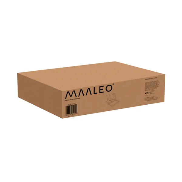 Painting set in a case 45 pcs Maaleo 23863