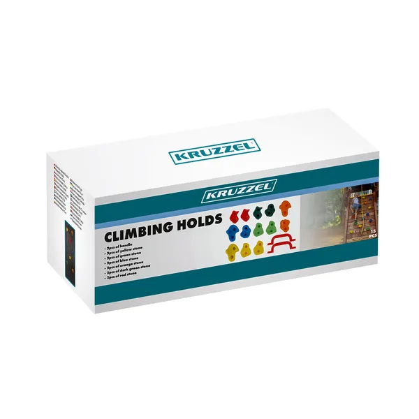 Climbing holds 15 pieces Kruzzel 25396