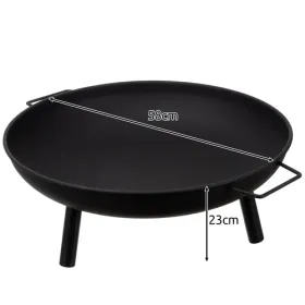 Puutarhan nuotiopaikka 60 cm 25379 | Osta verkosta — Megaluks