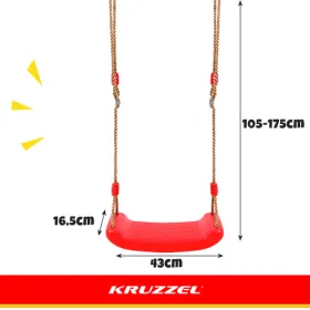 Plastikust kiik - punane 23555 | Osta veebist — Megaluks