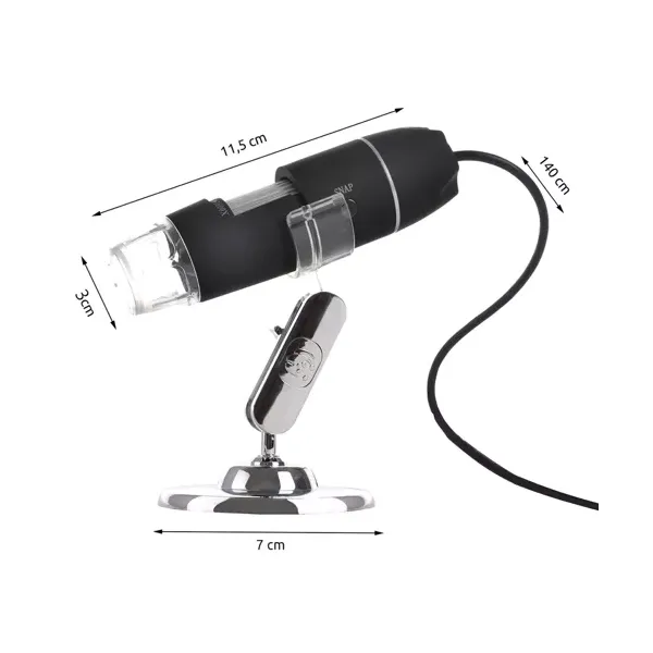 USB Digital Microscope 1600x Izoxis 25467 | Buy online — Megaluks