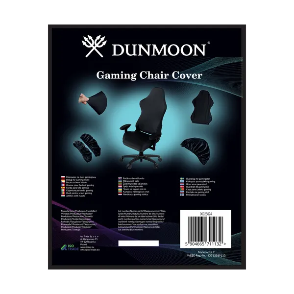 Dunmoon 25824 spēļu krēsla pārvalks | Pirkt tiešsaistē — Megaluks